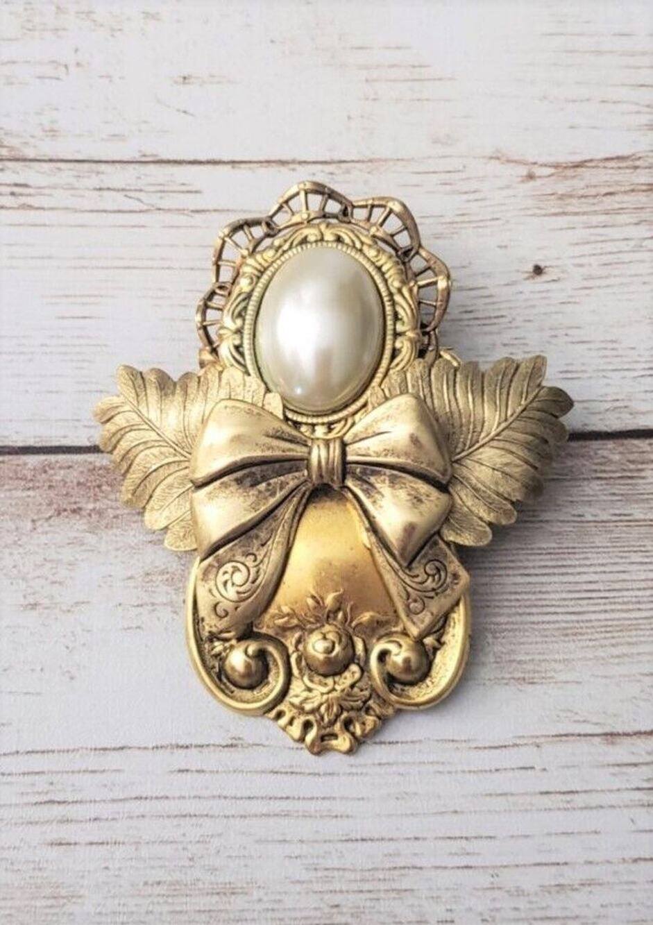 Vintage Ramona Crutcher Pendant Brooch - Angel Design